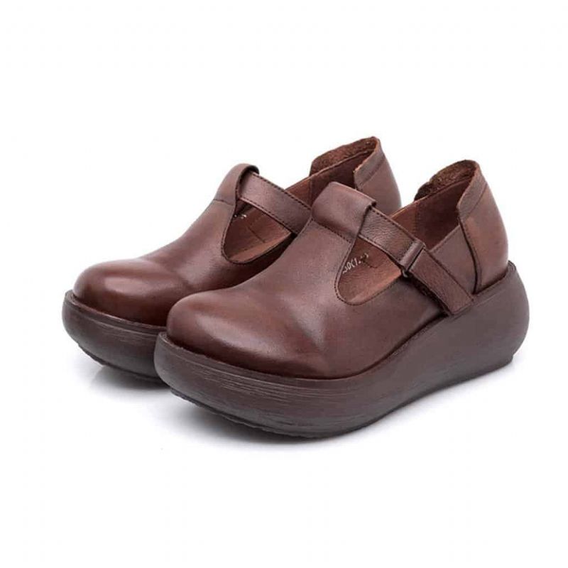 Sommerliche Retro-sandalen Mit Keilabsatz Für Damen