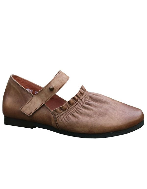 Spitze Handgefertigte Retro-lederschuhe Für Damen