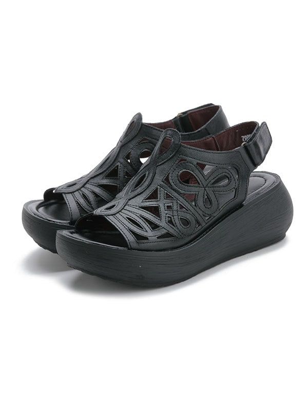 Sommer-slingback-keilsandalen Für Damen