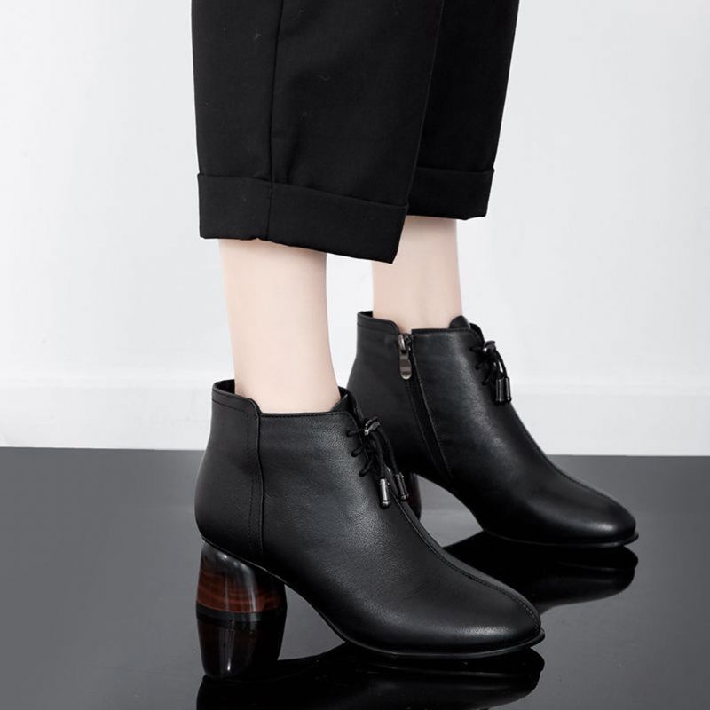 Herbst-winter-retro-beiläufiger Komfort-knöchel-damenstiefel | Geschenk Schuhe