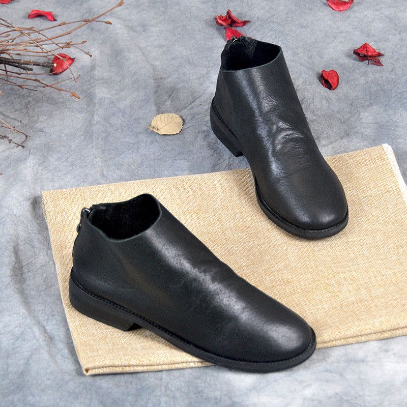 Einfache Freizeitstiefel Aus Chelsea-samt | Geschenk Schuhe