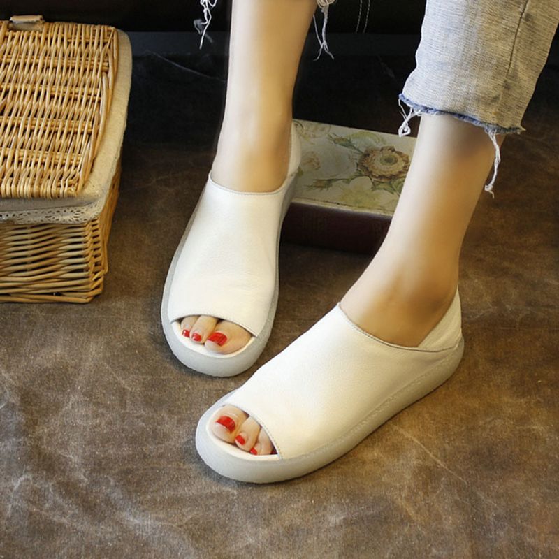 Frühlings-herbst-flache Bequeme Weiche Frauen-beiläufige Schuhe